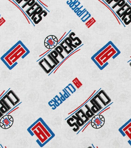 LA Clippers Cotton Fabric Logo Toss