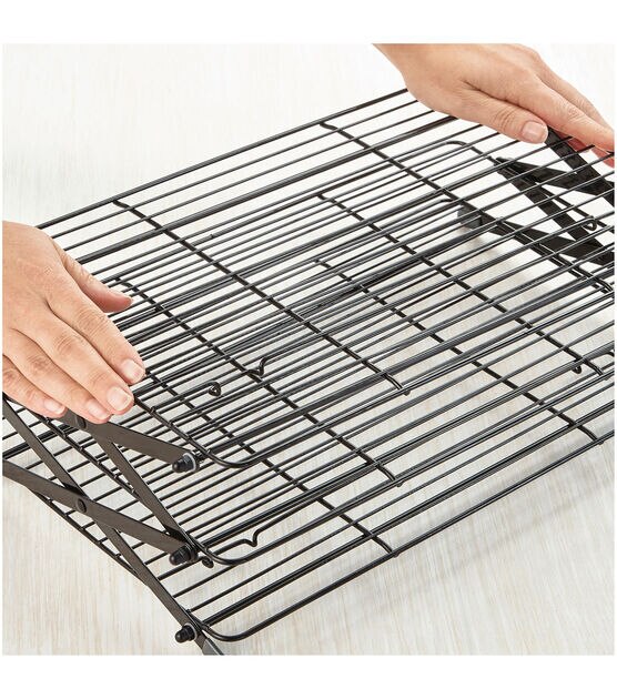 Wilton 10"x16" 3 tier Folding Cooling Grid, , hi-res, image 4