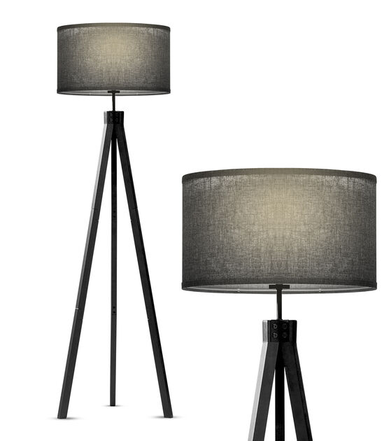 Brightech Eden LED Tripod Floor Lamp - Black