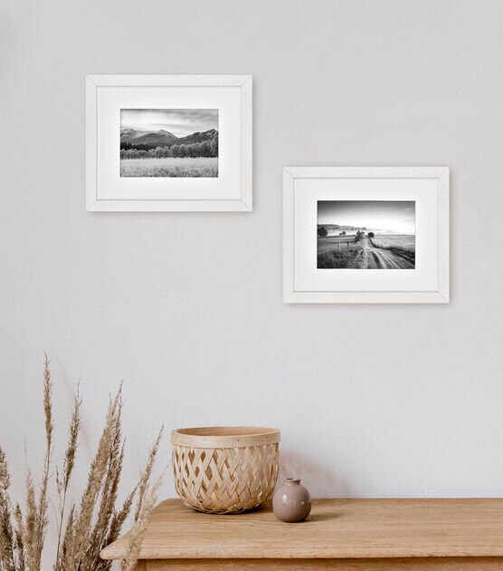 Place & Time 8 x 10 Matted to 5 x 7 Snapshot Gallery Frame - Black - Wall Frames - Home & Decor