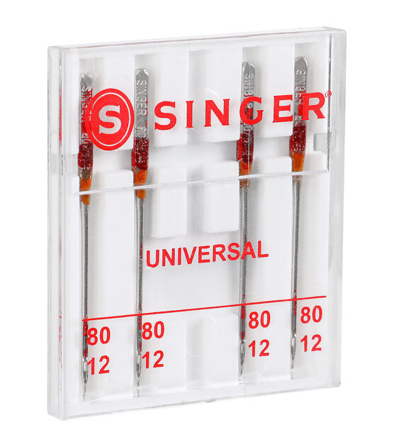 Singer Titanium Universal Regular Point Sewing Machine Needles