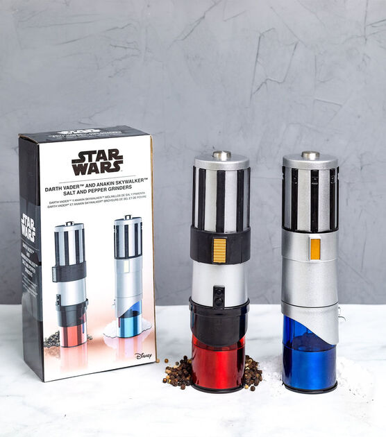 Uncanny Brands Star Wars Lightsaber Electric Salt and Pepper Shakers