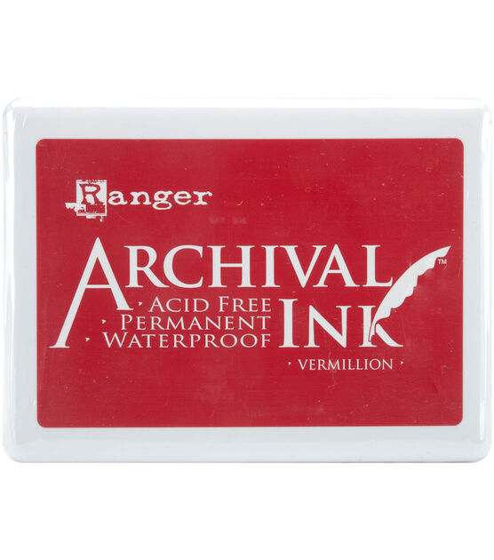 Ranger Archival Ink Jumbo Ink Pad #3 Vermillion