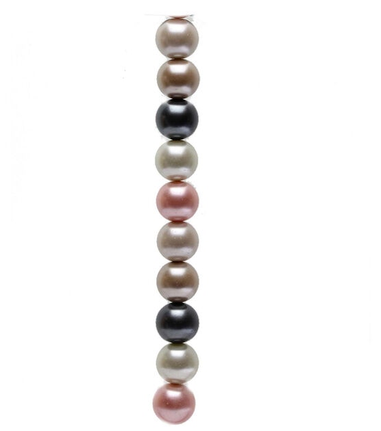 7" Imitation Pearl Bead Strand by hildie & jo, , hi-res, image 2