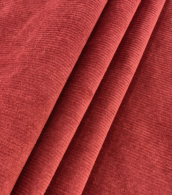 Red Stretch Corduroy Fabric