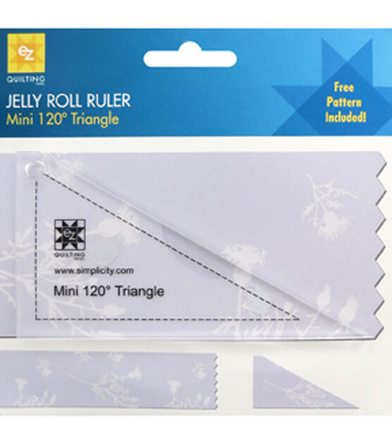 Ez Quilting Mini 120° Triangle Jelly Roll Ruler
