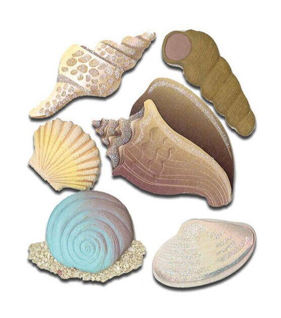 Jolee's Boutique Dimensional Sticker Seashells
