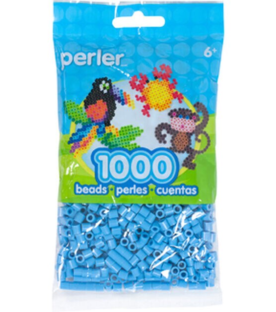 Perler 1000pc Pastel Blue Bead Bag