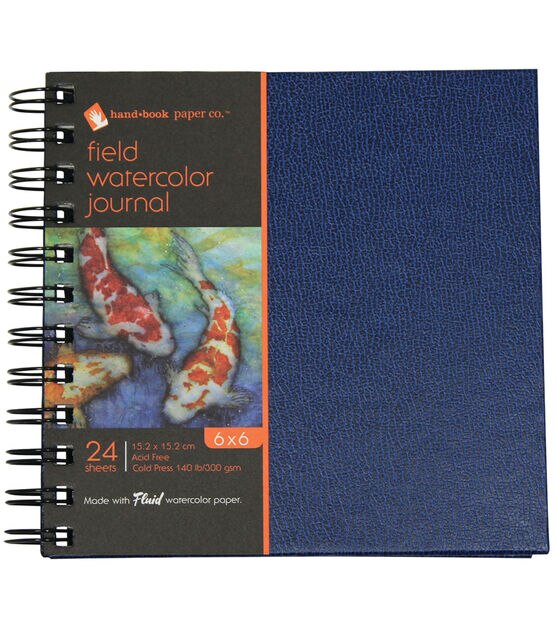 Global Art Field Watercolor Journal, 6" x 6"