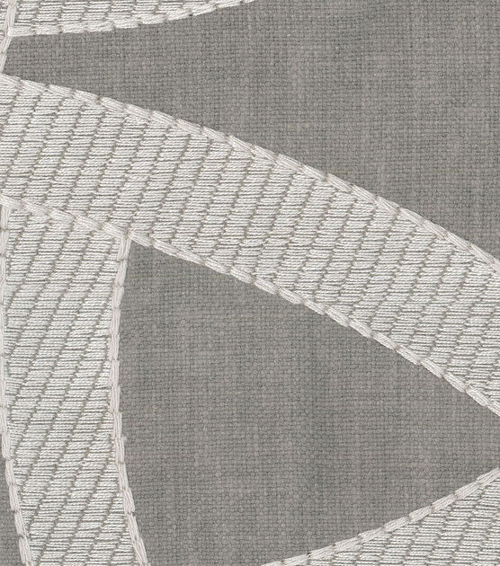 Studio NYC Upholstery Decor Fabric Lunar Embroidered Smoke, , hi-res, image 2
