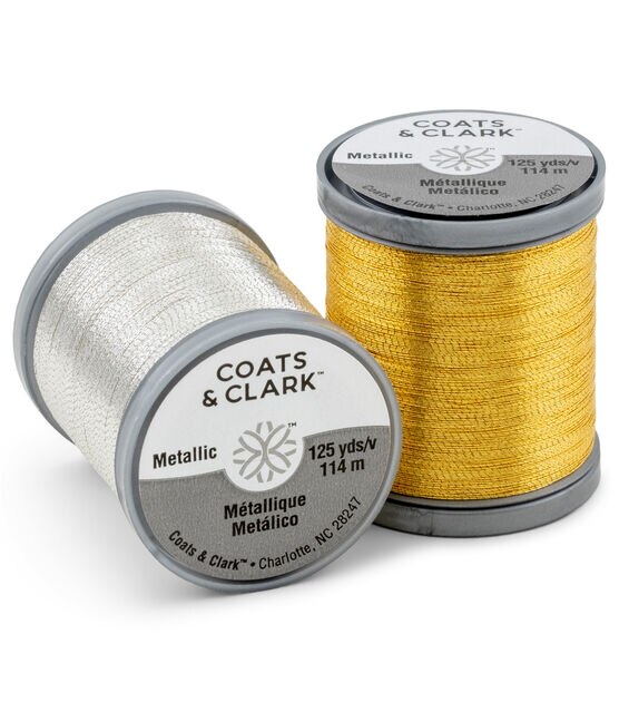Coats & Clark Metallic Thread-125yds Coats & Clark Metallic Thread [Coats &  Clark Metallic S990] - $4.49 : Buy Cheap & Discount Fashion Fabric Online