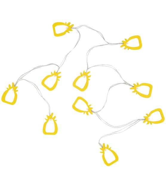 Northlight 10-Count LED Pineapple Fairy Lights - Warm White, , hi-res, image 4