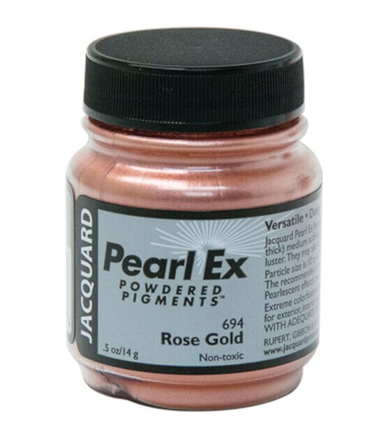 Jacquard Pearl Ex 0.5 oz Powdered Pigment Rose Gold