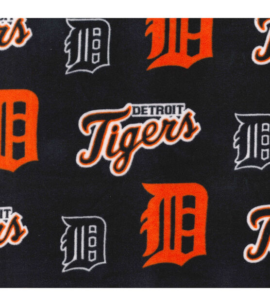Fabric Traditions Detroit Tigers Fleece Fabric Logo, , hi-res, image 2