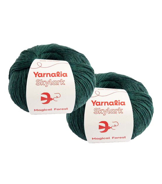 Yarnalia Superfine Skylark Wool Yarn 2 Bundle