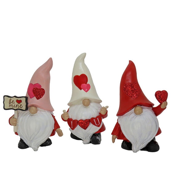 National Tree 5" Valentine’s Gnomes, Set of Three
