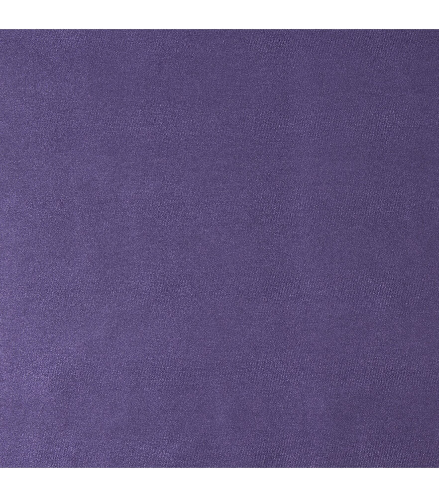 Glitterbug Satin Solid Fabric, Purple, swatch, image 14