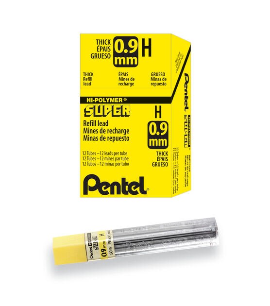 Pentel Super Hi Polymer Leads .9mm, , hi-res, image 10