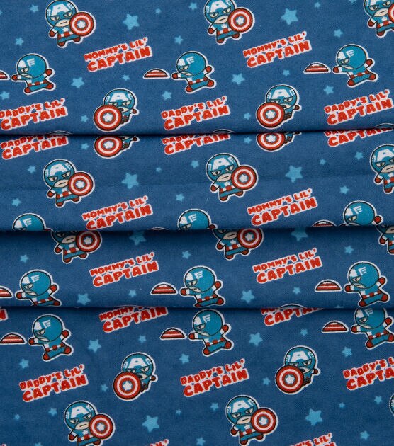 Marvel Lil Captain Flannel Fabric, , hi-res, image 4