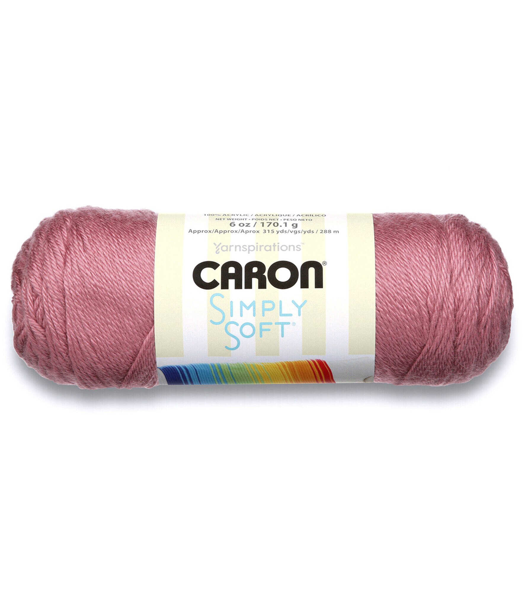 Caron Simply Soft 315yds Worsted Acrylic Yarn, Plum Wine, hi-res