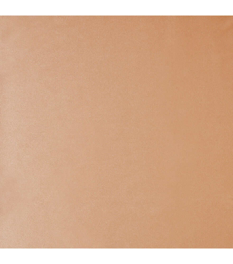 Glitterbug Satin Solid Fabric, Orange, swatch, image 5