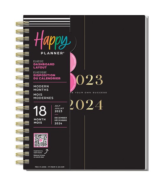 Happy Planner Classic 2023 Modern Months Twin Loop 18 Month Planner, , hi-res, image 2