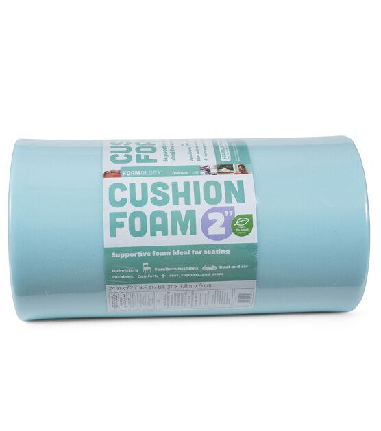 Soft Support Foam, Size: 24 inch x 72 inch x 2 inch, Blue