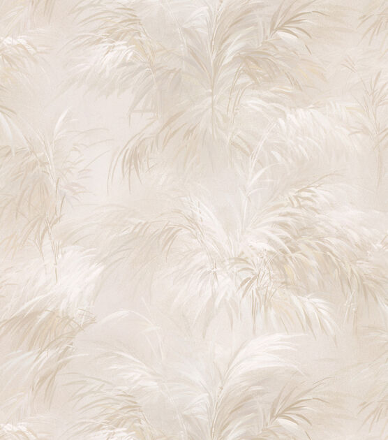 Palm Fern Beige Textures Pattern Wallpaper Sample