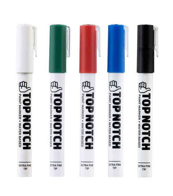 Red Fine Tip Oil Based Paint Marker by Top Notch