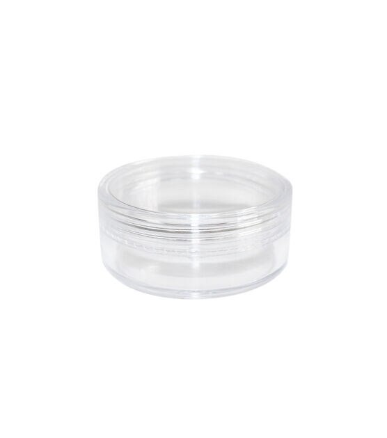 2" Clear Round Plastic Containers 6pk, , hi-res, image 2