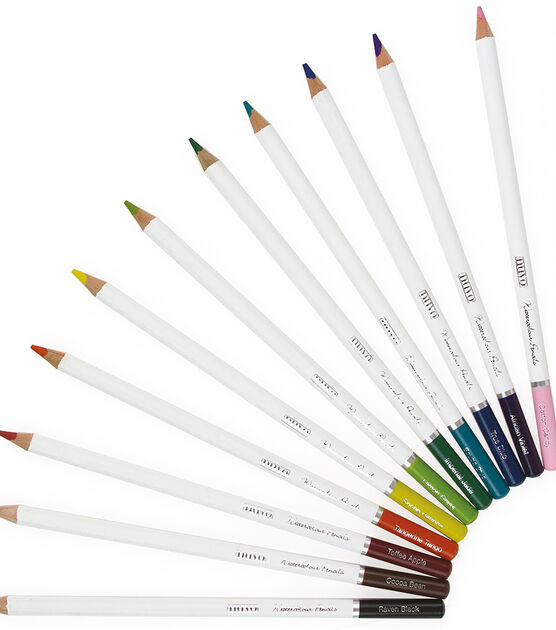 Nuvo by Tonic Studios 12 pk Watercolor Pencils Brilliantly Vibrant, , hi-res, image 2