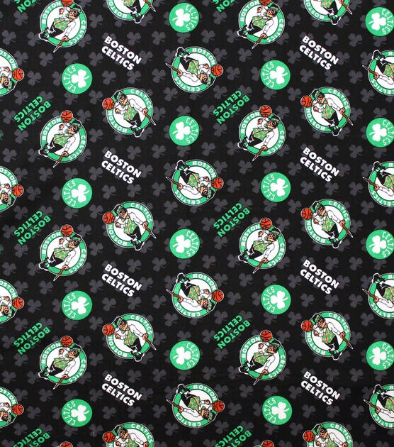 Boston Celtics Cotton Fabric, , hi-res, image 2