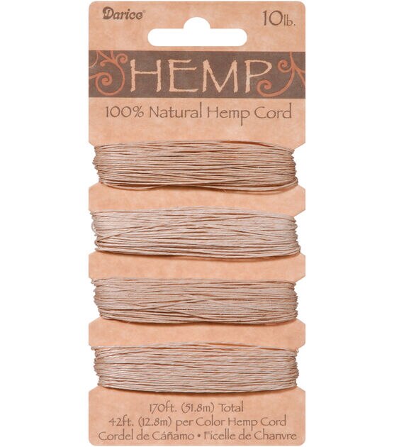 Darice 170' Natural Hemp Cord