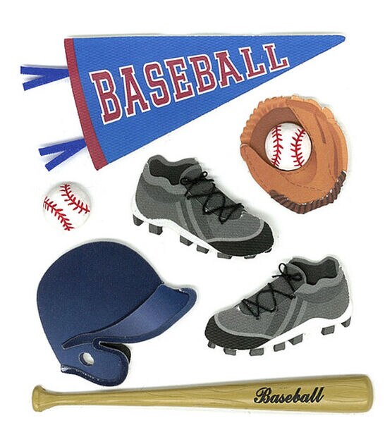 Jolee's Boutique Dimensional Embellishments Baseball