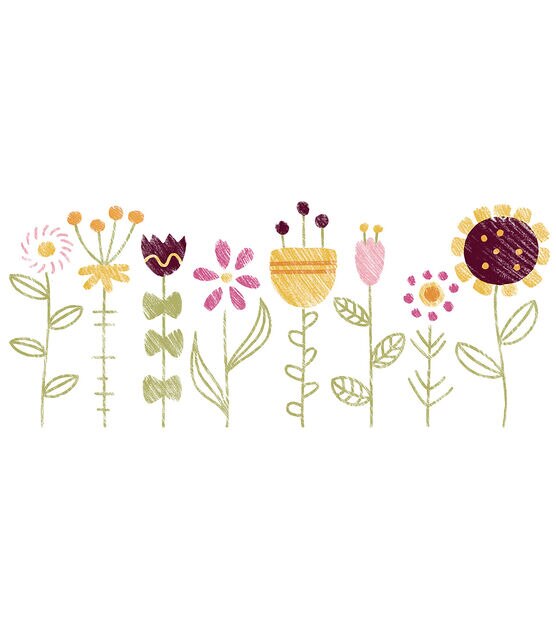 Cricut Small Flower Garden Iron On Design