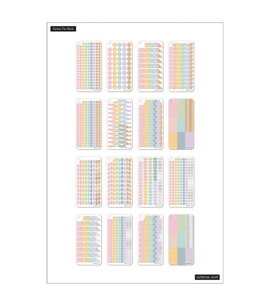 1643pc Bright Pastels Fan Happy Planner Sticker Book, , hi-res, image 3