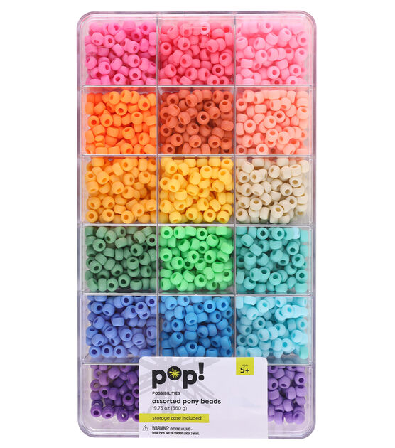 POP! Possibilities Pony Bead Box Kit - Rainbow