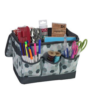 Creative Options 13 Clear & Pink Craft Tool Box Organizer