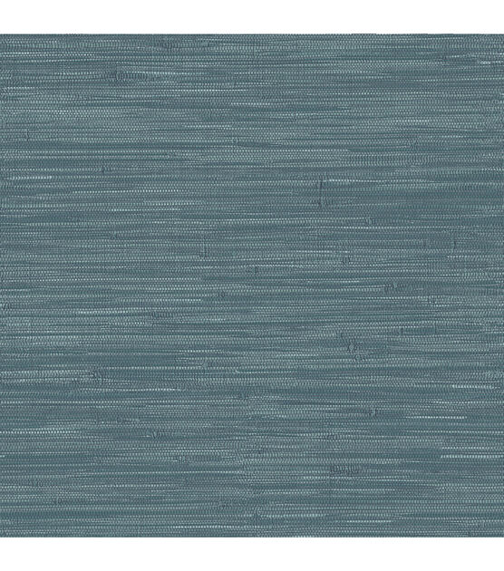 Wallpops NuWallpaper Peel & Stick Wallpaper Steel Blue Grassweave