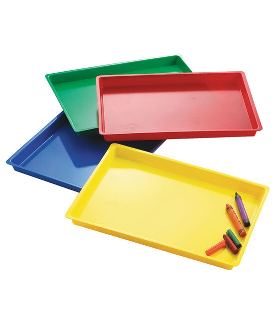 Edx Education 12 x 16 Multicolor Multipurpose Trays 4ct