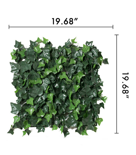 Greensmart Dekor 20" Artificial Ivy Style Plant Wall Panels 4pk, , hi-res, image 2
