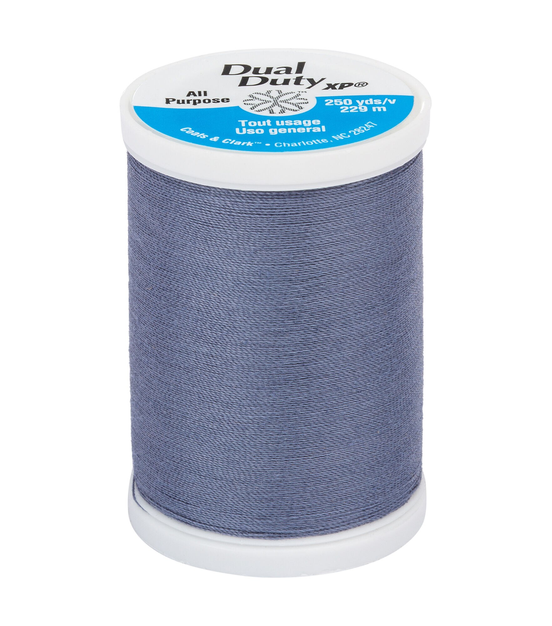 Coats & Clark Dual Duty XP General Purpose Thread 250yds, #4060dd Thundercloud, hi-res