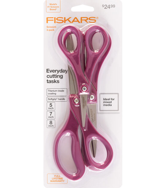 Fiskars Softgrip Pinking Shears / Scissors Sewing Notions 