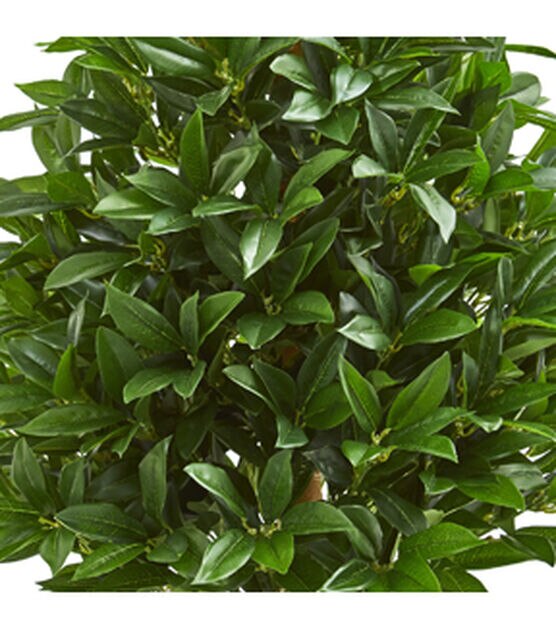 Nearly Natural 3ft. Bay Leaf Artificial Topiary Tree UV Resistant, , hi-res, image 2