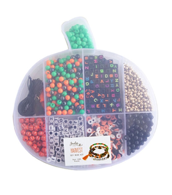 Happy Halloween Pumpkin Jar DIY Bead Kit – Jewelry Made by Me