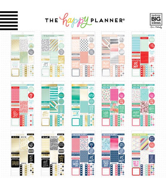1050pc Colorful Life Happy Planner Sticker Pack, , hi-res, image 2