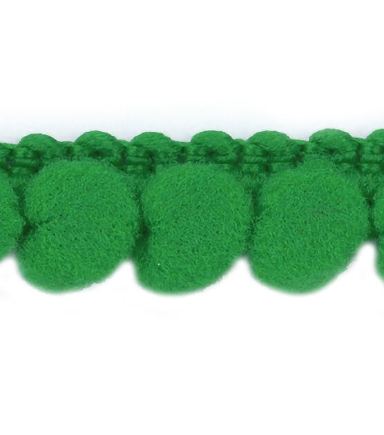 Simplicity Mini Puff Ball Trim 0.38'' Emerald