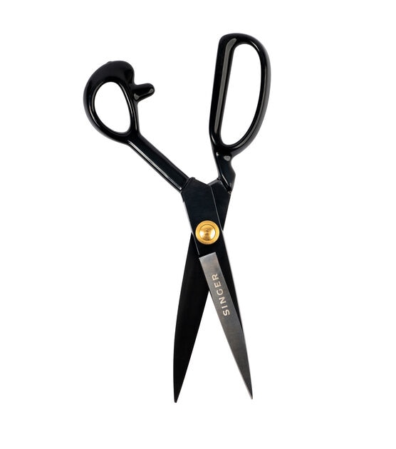 SINGER ProSeries 10" Forged Tailor Scissors, Black Oxidized Blades, , hi-res, image 8