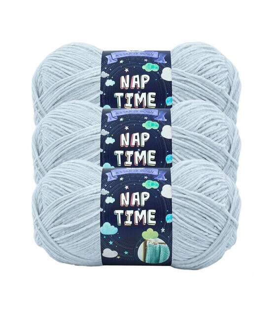 Lion Brand Nap Time 306yds Worsted Polyester Yarn 3 Bundle