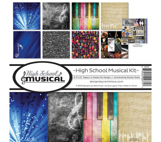 Reminisce Collection Kit 12''X12'' High School Musical